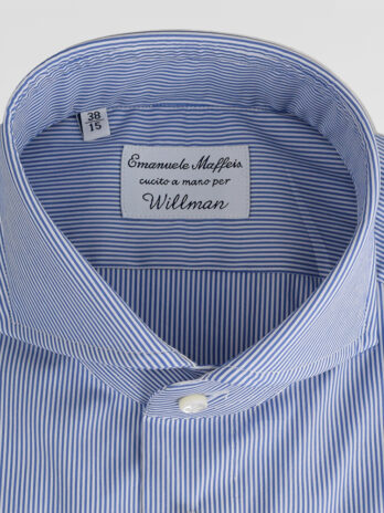 1CEM – Chemise Emanuele Maffeis bleu marine